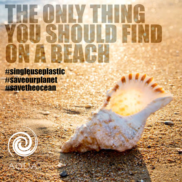 the only thing you should fins on a beach | Aquabottle.co.uk
