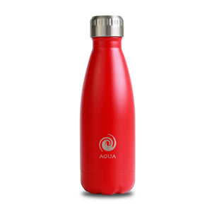 350ml Red aqua bottle | Aquabottle.co.uk